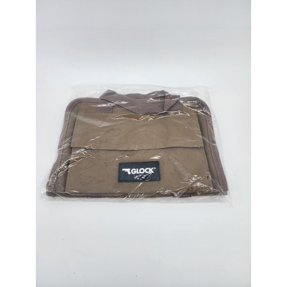 Glock Perfection Coyote Brown Nylon Padded Pistol Range Bag Soft Case New